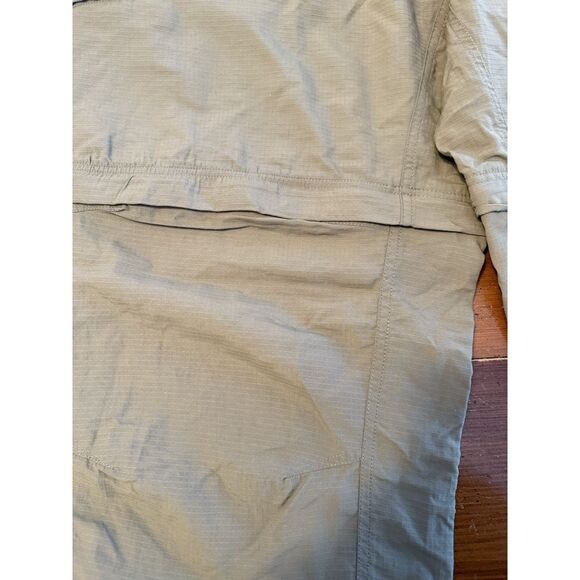 Rail Riders Men’s Convertible Ripstop Nylon Pants Olive 42” Waist 29” Inseam - Picture 3 of 11